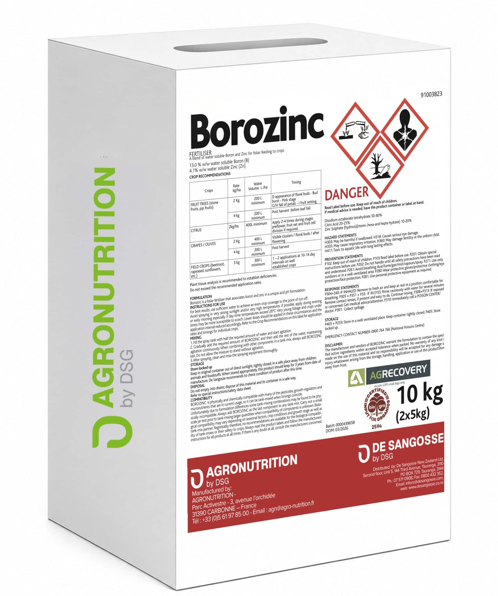 BOROZINC